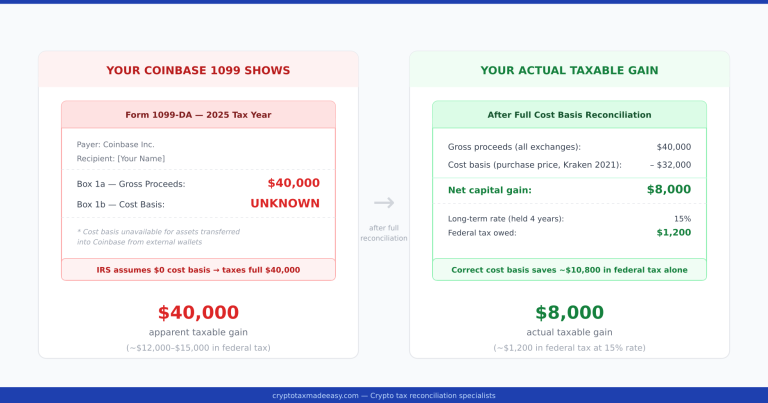 Does Coinbase report to the IRS